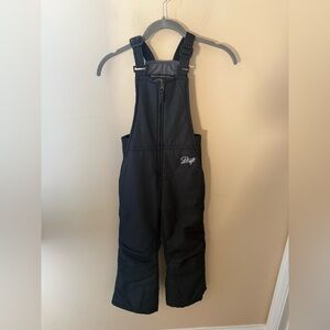Drift Snow Bibs black youth size Small